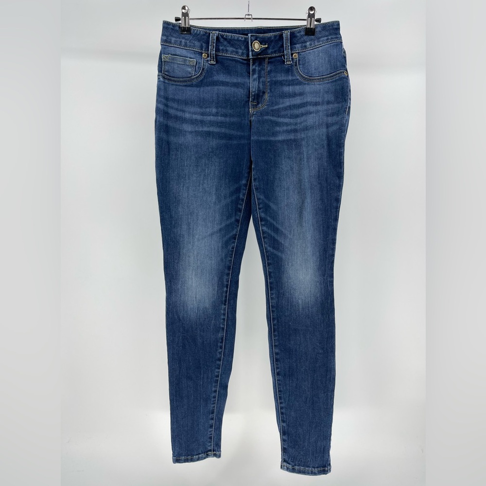Maurices Medium Wash Skinny Jeans, Soft Stretch Denim, Women's 28/Small Long